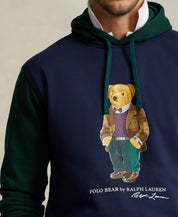 Polo Ralph Lauren Big & Tall Bear Fleece Hoodie Sweatshirt 2LT 2XLT Navy Blue