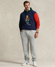 Polo Ralph Lauren Big & Tall Bear Fleece Hoodie Sweatshirt 2LT 2XLT Navy Blue