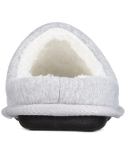Club Room Mens Hoppy Holidays Slip On Slippers Light Grey Medium 8 to 9