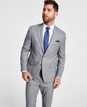 Lauren Ralph Lauren Mens Classic Fit UltraFlex Stretch Suit Jacket Grey Blue 38R