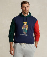 Polo Ralph Lauren Big & Tall Mens Bear Fleece Hoodie Sweatshirt XLT XL Tall Navy
