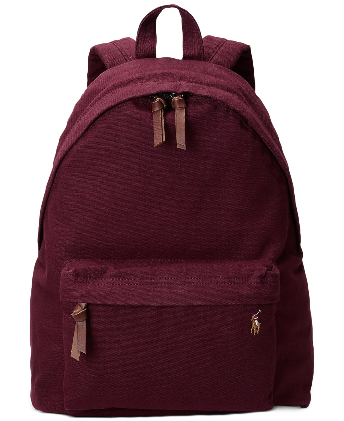 Polo Ralph Lauren Mens Canvas Backpack Harvard Wine Red