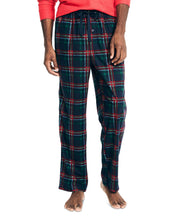 Nautica Men's Classic Fit Plaid Cozy Fleece Pajama Pants Maritime Blue XL
