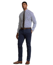 Polo Ralph Lauren Men's Big & Tall Striped Stretch Poplin Shirt Navy White 3XB