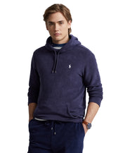 Polo Ralph Lauren Men's Cotton Blend Terry Hoodie Sweatshirt XS Navy Blue