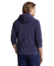 Polo Ralph Lauren Men's Cotton Blend Terry Hoodie Sweatshirt XS Navy Blue