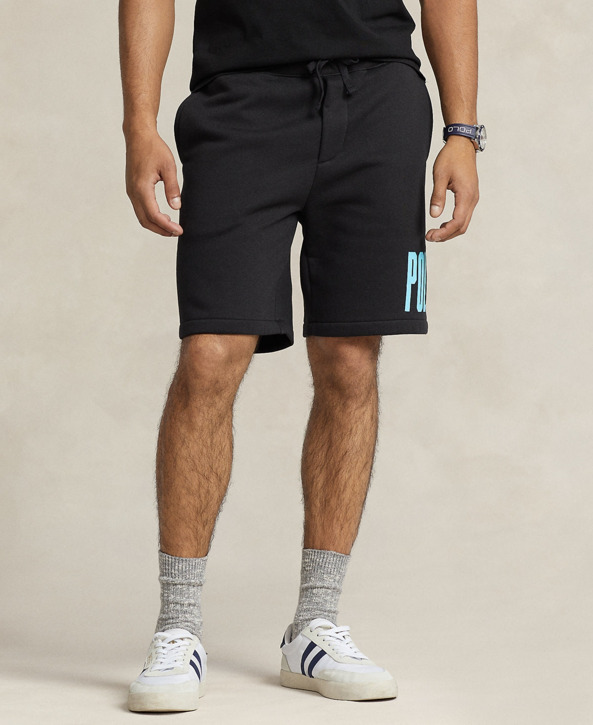 Polo Ralph Lauren Men's Logo Fleece Shorts Polo Black XL
