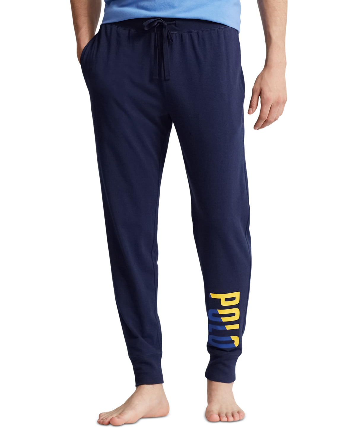 Polo Ralph Lauren Men's Logo Pajama Pants Cruise Navy Blue Large