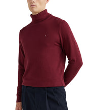 Tommy Hilfiger Men's Regular Fit Turtleneck Sweater Red Large