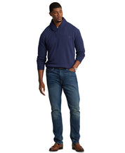Polo Ralph Lauren Men's Big & Tall Jersey Shawl Collar Sweater 4LT 4XLT Blue
