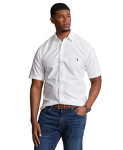 Polo Ralph Lauren Men Regular fit Short Sleeve Button-Up Shirt 4XB White Solid