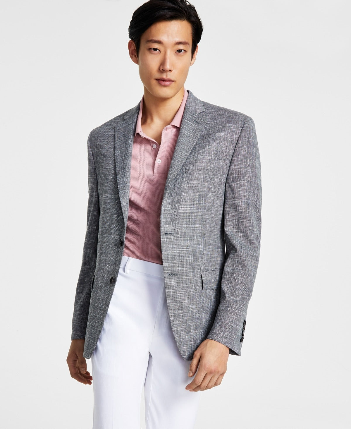 Lauren Ralph Lauren Classic-Fit UltraFlex Suit Jacket 44R Grey