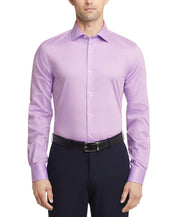 Tommy Hilfiger Mens Slim fit Dress Shirt XL 17 in 32-33 Lavender Purple