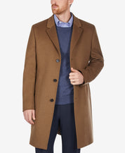 Lauren Ralph Lauren Men's Classic Fit Cashmere Overcoat Jacket Brown Vicuna 42L