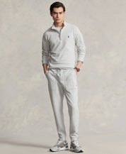 Polo Ralph Lauren Mens Double Knit Mesh Jogger Pants Spring Heather Grey Small