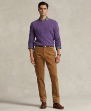 Polo Ralph Lauren Mens Regular fit Casual Corduroy Pants 38 / 32 Brown Stretch
