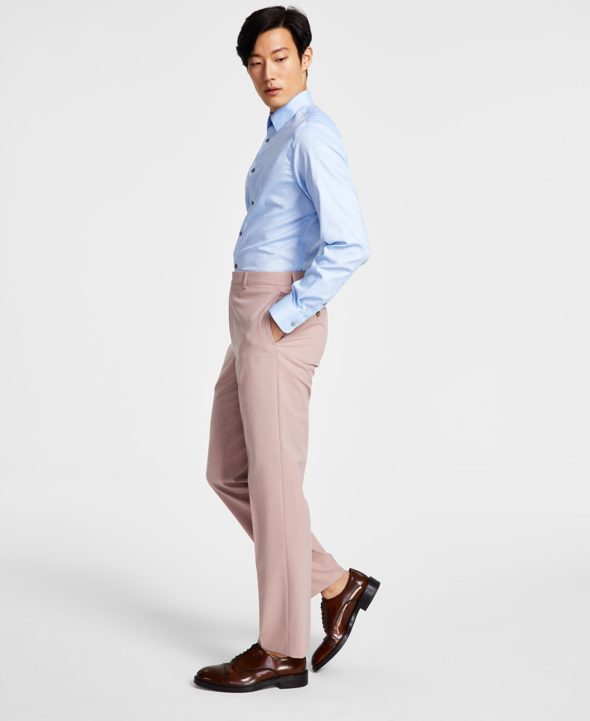 Lauren Ralph Lauren Mens Classic Fit Flat Front Pants Red  36 x 32