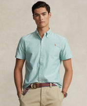 Polo Ralph Lauren Men's Classic Fit Short Sleeve Oxford Shirt College Green 2XL