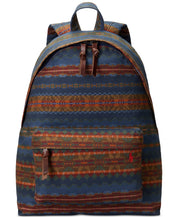 Polo Ralph Lauren Mens Fair Isle Canvas Backpack Printed Fairisle