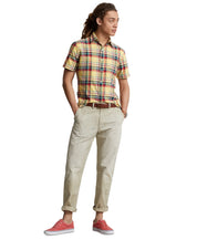 Polo Ralph Lauren Men's Classic Fit Plaid Oxford Button Down Shirt Yellow XS