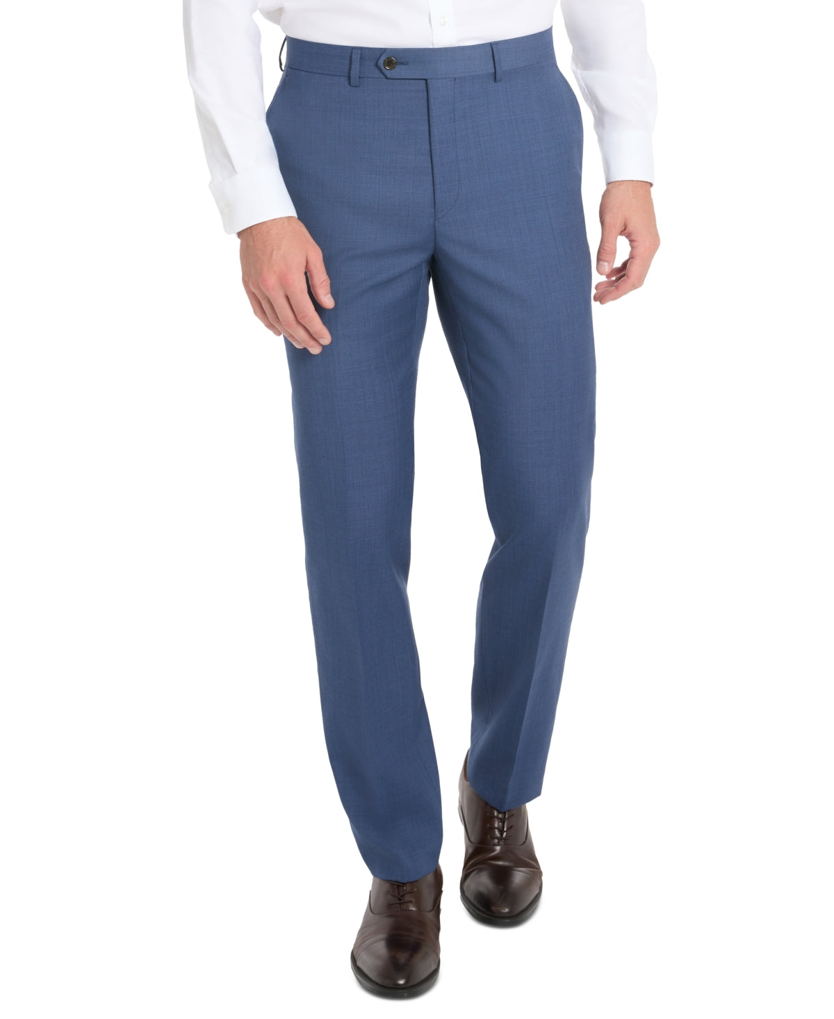 Lauren Ralph Lauren Mens Slim fit Dress Pants 44 / 32 Blue Solid Stretch