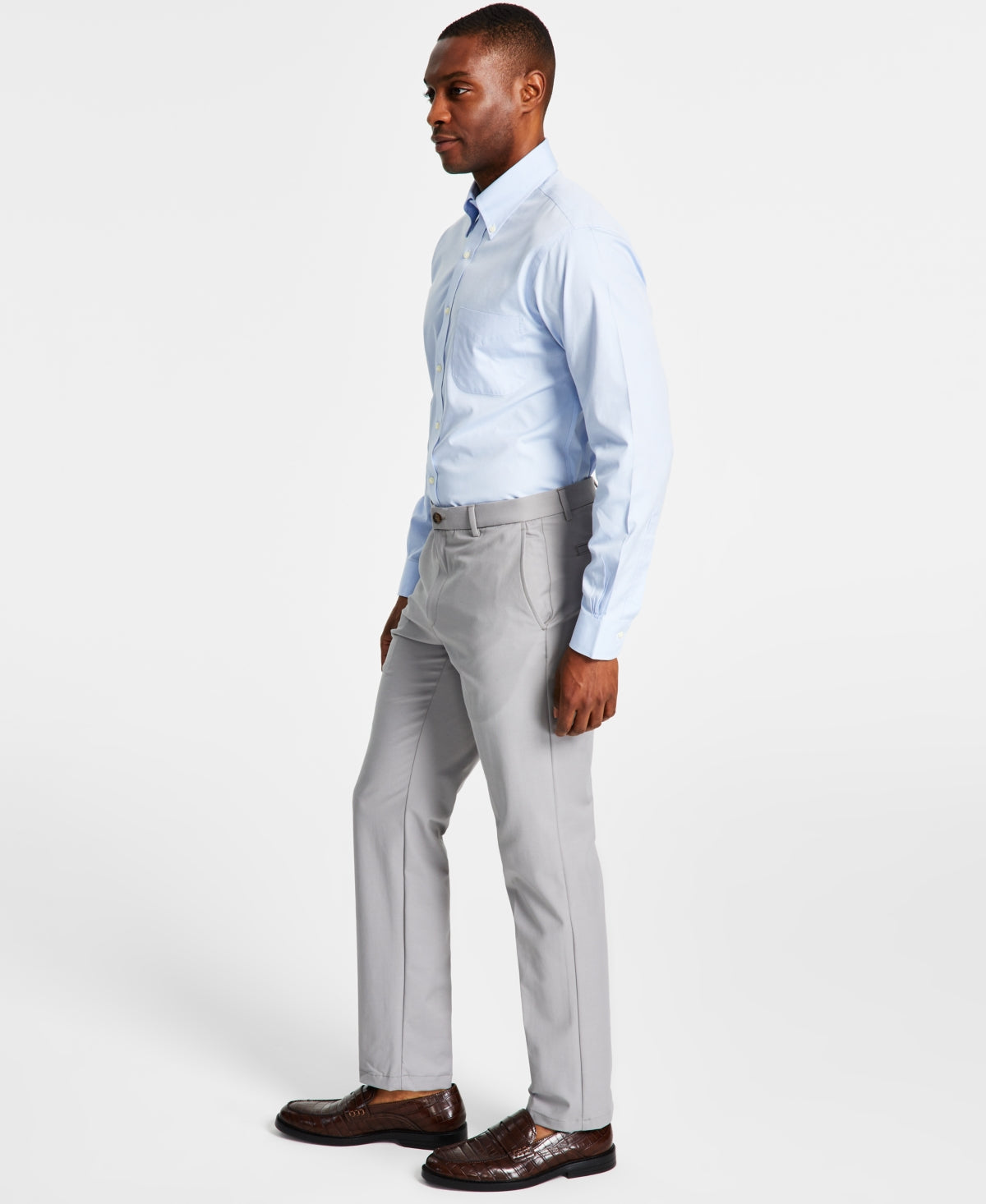 Lauren Ralph Lauren Men's Classic Fit Suit Dress Pants Grey 34 x 30