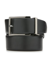 Perry Ellis Portfolio Mens Reversible Belt Feather Edge Oxford Black 38 - 40 Large