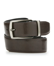 PERRY ELLIS PORTFOLIO Men's Park Slope Reversible Belt Black Large 38 40