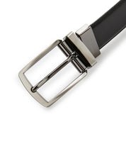 Perry Ellis Portfolio Men's Diamond Buckle Belt Grey 34