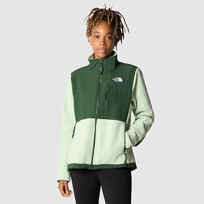 The North Face Womens Denali Jacket Coat Medium Green