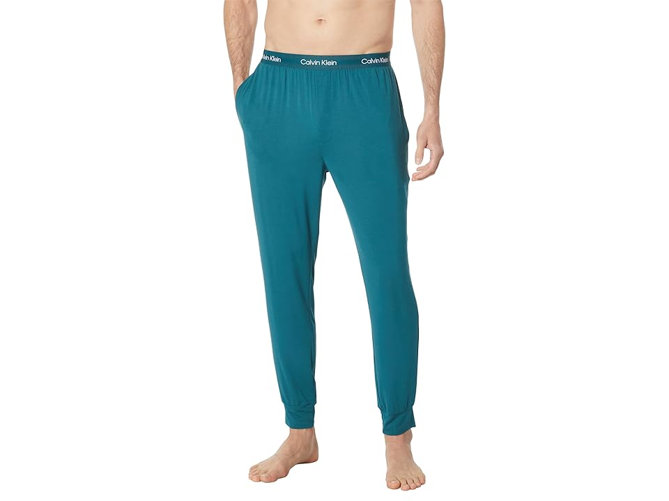 Calvin Klein Mens Regular fit Joggers Pajamas XL Green