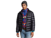 Polo Ralph Lauren Men's Packable Water Repellent Jacket Coat Black Glossy XL