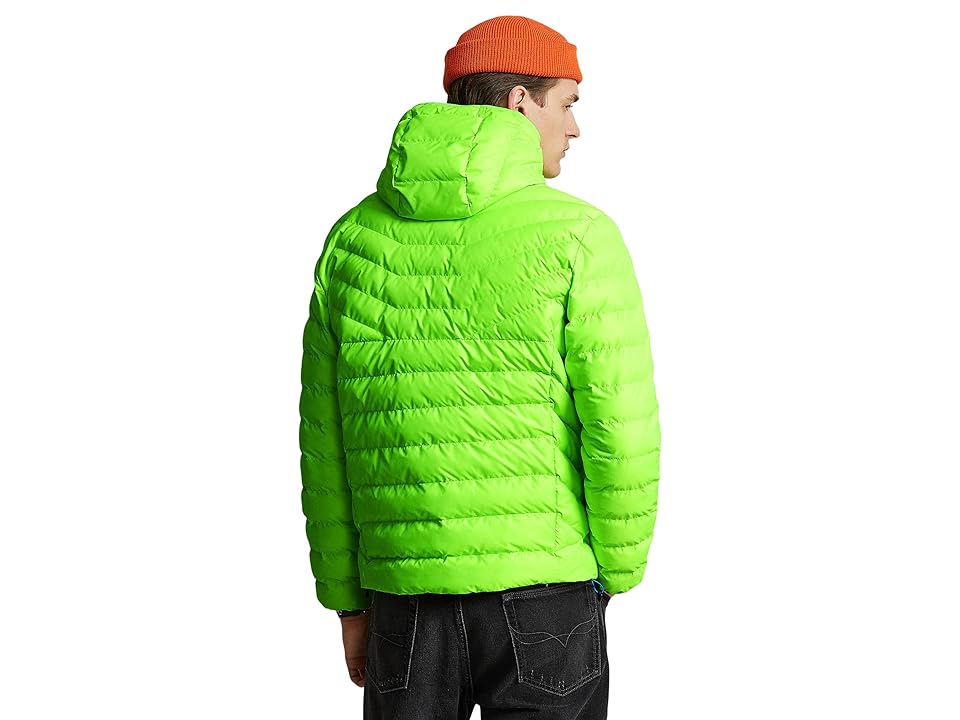 Polo Ralph Lauren Mens Packable Puffer Jacket Coat XL Green Solid