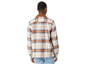 Madewell Mens Corduroy Collar Easy Shirt Jacket Camping Plaid Red White Large