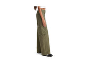 Levis Womens Baggy Cargo Pants Size 29 x 30 Army Green