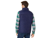 Vineyard Vines Mens Lightweight Packable Puffer Vest Blue Large