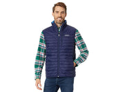 Vineyard Vines Mens Lightweight Packable Puffer Vest Blue Large