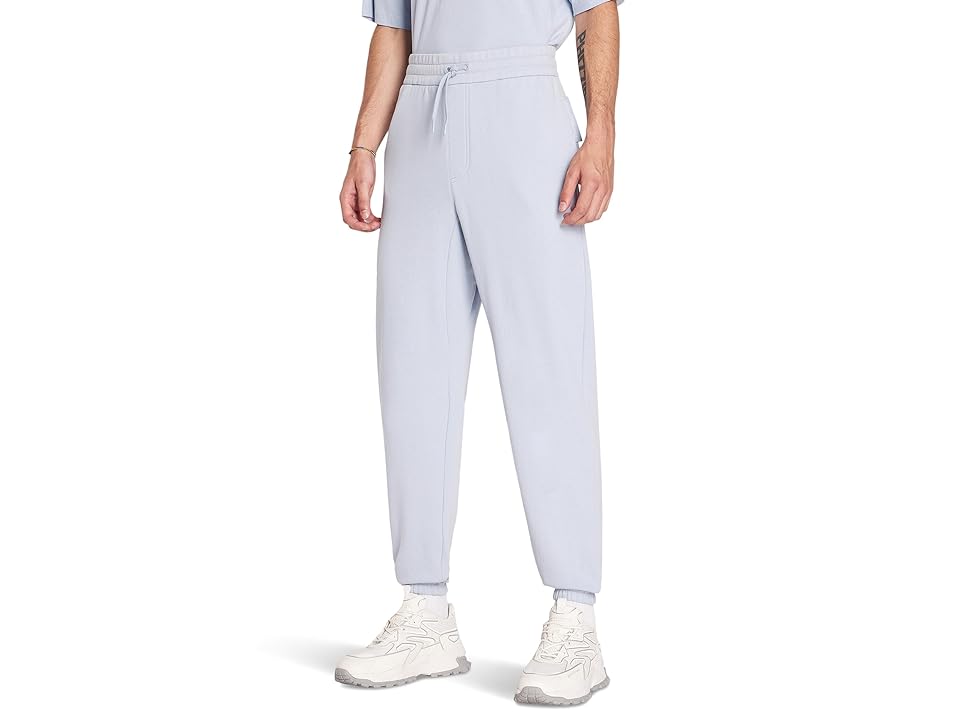 AX Armani Exchange Mens Boyfriend Fit Logo Jogger Pants Light Blue XL