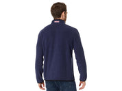 Vineyard Vines Mens Harbor Fleece Quarter Snap Sweatshirt Navy Blue Medium