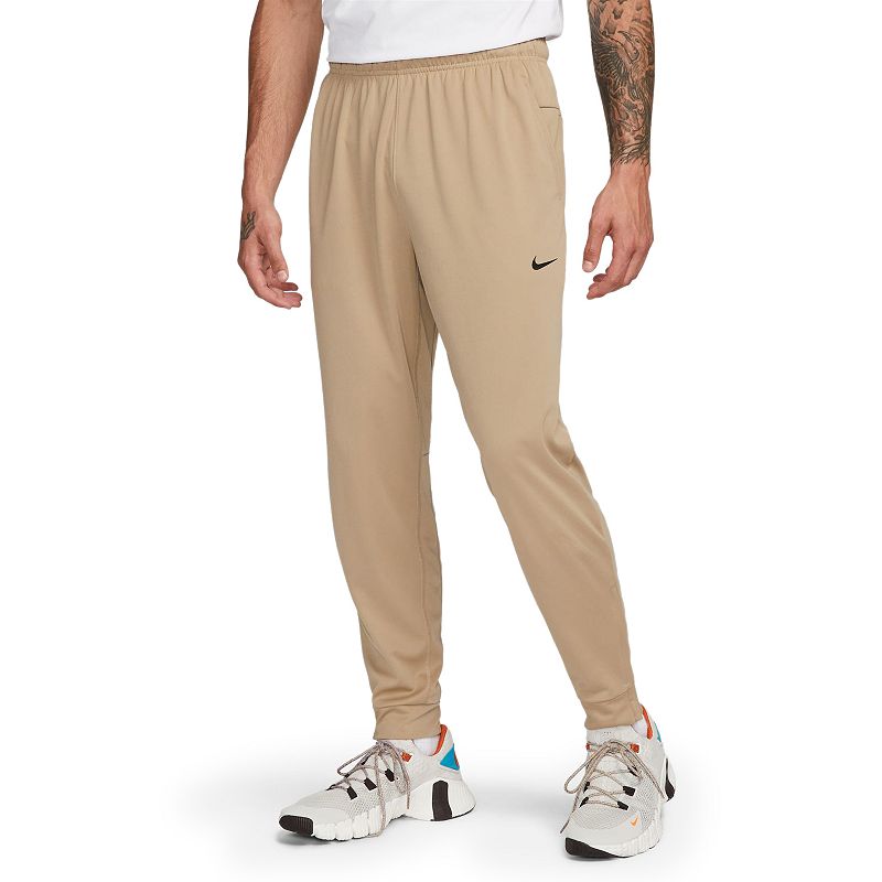 Nike Mens Nike Club Dri Fit Joggers Mens Khaki White Large
