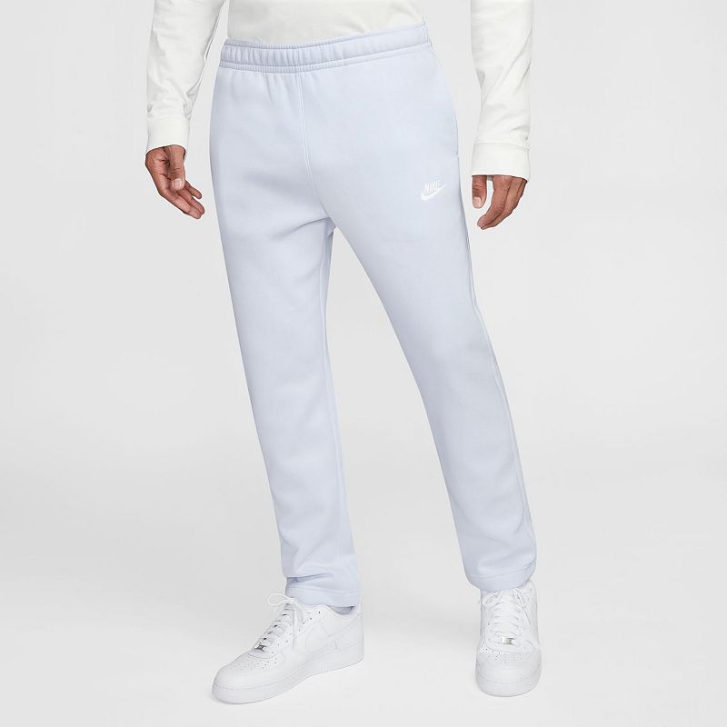 Nike Mens Straight fit Sweatpants Fleece Pants XXL / 28 Grey Solid