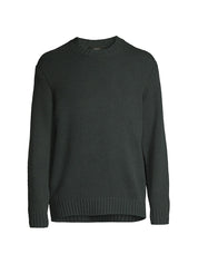 Vince Mens Relaxed fit Long Sleeve Crewneck Sweater XL Crew Neck Green Solid