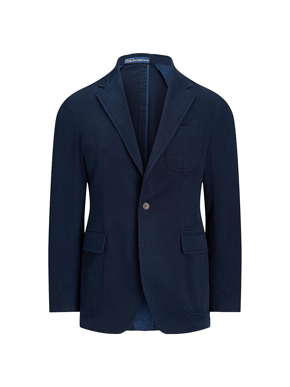 Polo Ralph Lauren Mens Garment Dyed Chino Trim Fit Suit Jacket Blue 42R
