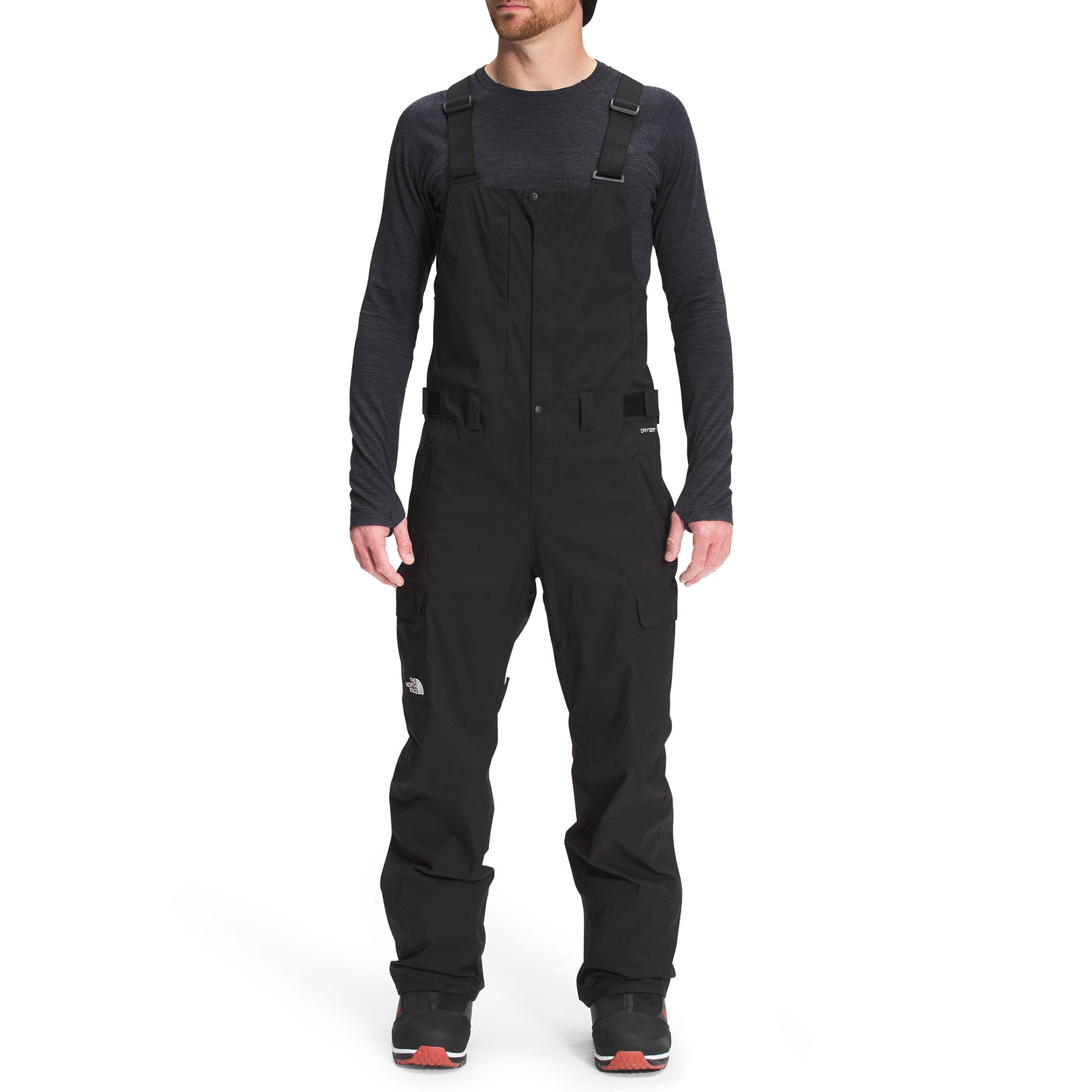 The North Face Men's Classic Fit Freedom Bib Pants Waterproof Grey Medium