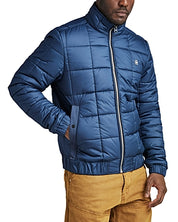 G-star Raw Mens Meefic Quilted Jacket Small Luna Blue