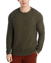 Peter Millar Mens Classic fit Long Sleeve Crewneck Sweater XXL Crew Neck Green