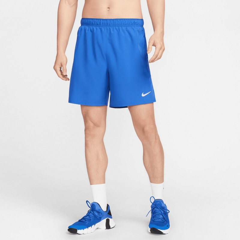 Nike Men's Dri-FIT Challenger Running Shorts 7BF  Game Royal Blue Large