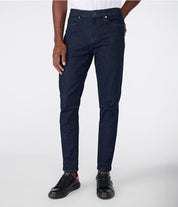 Karl Lagerfeld Paris Men's Denim Dark Blue Jeans Size 38 Tapered Stretch