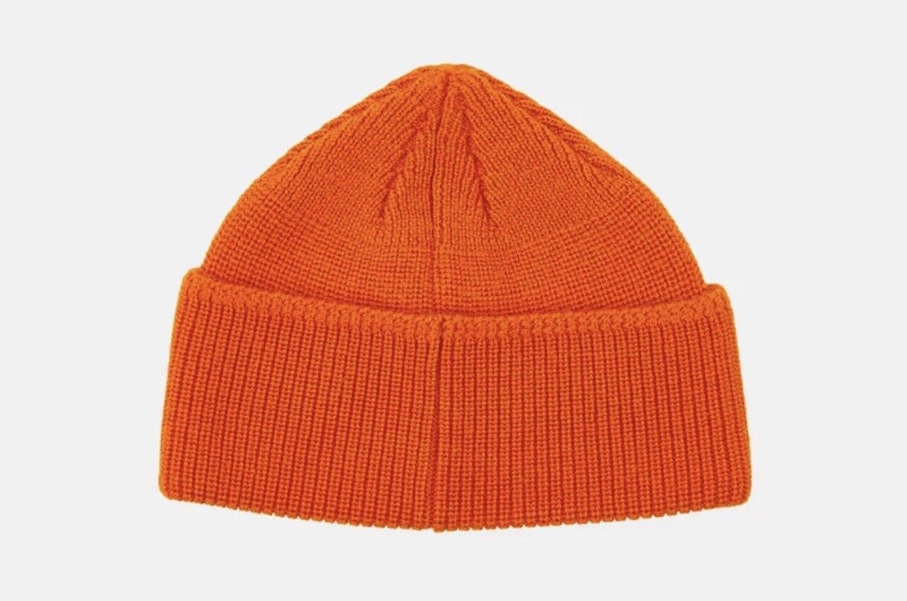 Polo Ralph Lauren Unisex Beanie Hat Orange Wool Osfa Reg
