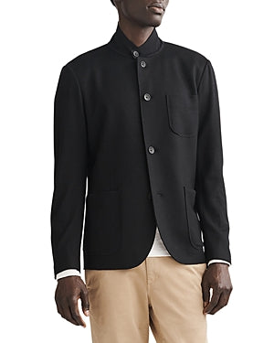 Rag & Bone Mens Prospect Japanese Wool Coat Medium Black